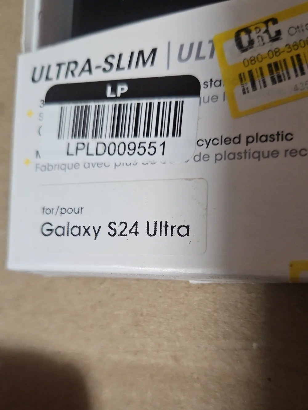 OtterBox GALAXY S24 ULTRA Symmetry Series Case: BLACK: NEW IN PACKAGE